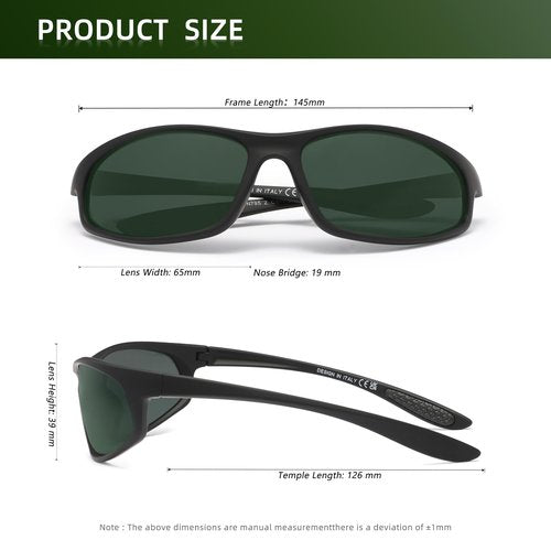 SPEEDHYUN Polarized Sports Sunglasses for Men Cycling Running Sunglasses for Women UV400 Protection Driving Fishing 3pack