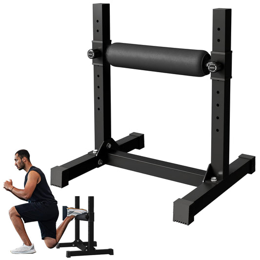 GMWD Bulgarian Split Squat Stand, One Leg Squat Roller, Single Leg Squat Stand, Lower Body Specialty Machine, Black