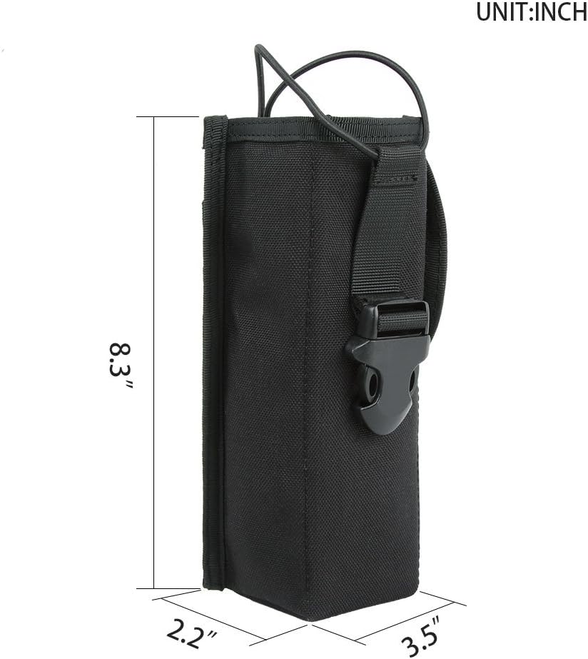 EXCELLENT ELITE SPANKER Tactical Universal Radio Holster Pouch Holder Case Bag Molle Adjustable Military Walkie Talkie Holder