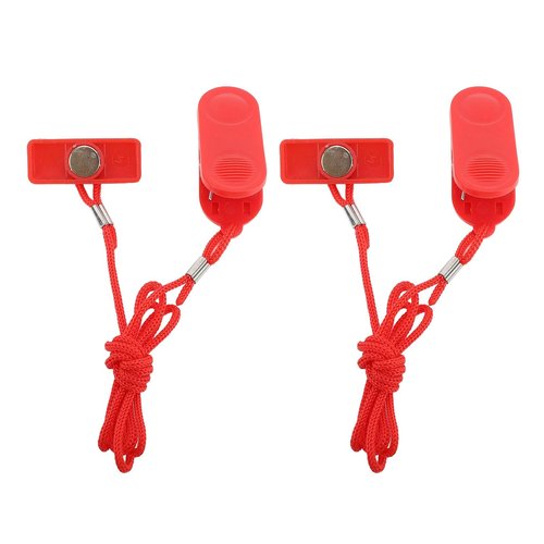 Treadmill Safety Key, Universal Treadmill Magnetic Locks Emergency Stop Switch Wire Clip for Home Gym