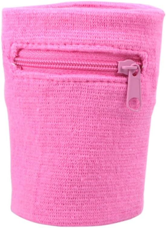 Suddora Zipper Wrist Pouch - Sweatband/Wristband Wallet for Keys, ID, Cards, Cash