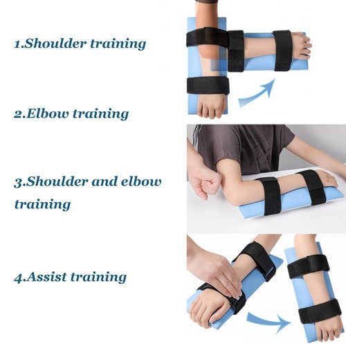 DZTDRH Desktop Rehab Skateboard 360° Roating Wheels Rehabilitation Trainer Shoulder and Arm Exercise for Stroke Hemiplegia Patients Improve Flexibility Stretching (blue)