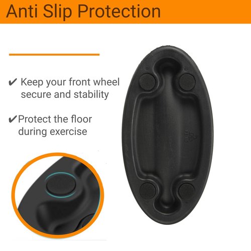 WLAUBO Bike Front Wheel Riser Trainer Block for Indoor Bicycle Trainers，Bicycle Stabilize Stand Accessories for Indoor Road Bike Mountain Bike Riding Trainer Exercise Tire Holder