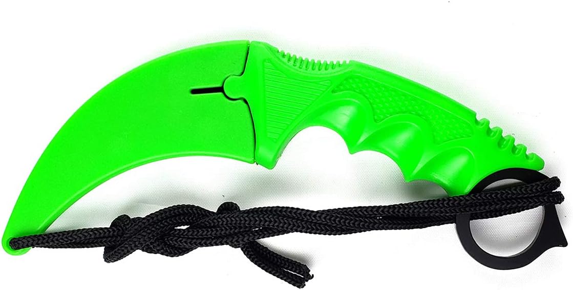 Falcon 7.5" CSGO Tactical Fixed Blade With ABS Sheath and Cord. For Collection, Gift, and Outdoors Camping Cut Ropes, Branches (Red Spider Web)