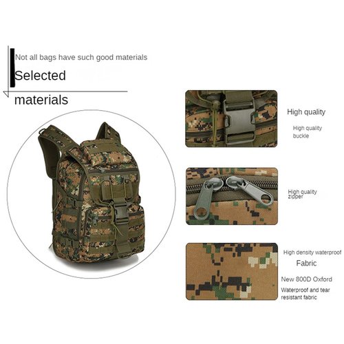 ZEILING Outdoor Shoulder Tactical Bag Waterproof Mountaineering Bag Hiking Camo Backpack,CP