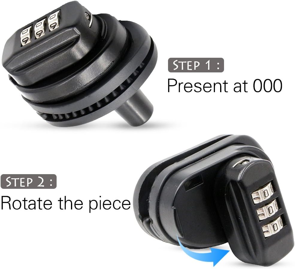 RioRand Trigger Lock 3 Digit Combination Gun Lock Compatible with Pistols Handgun Rifles Bb Gun Shotguns