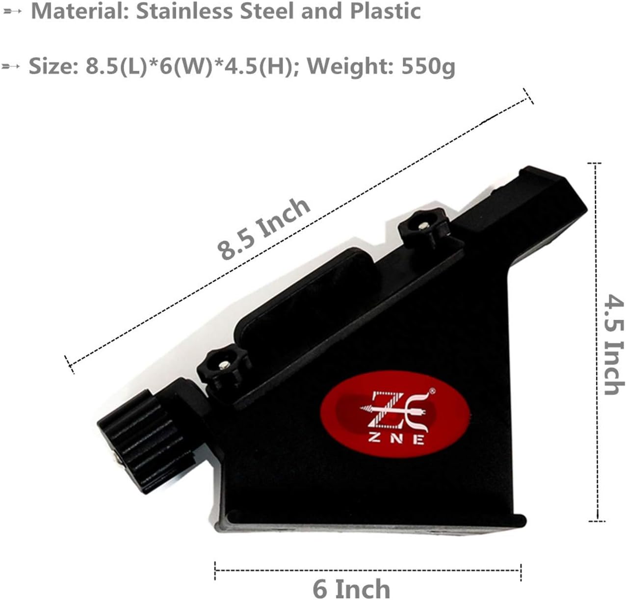 Adjustable Fletching Jig Straight and Helix Tool with Clamp for DIY Archery Arrows