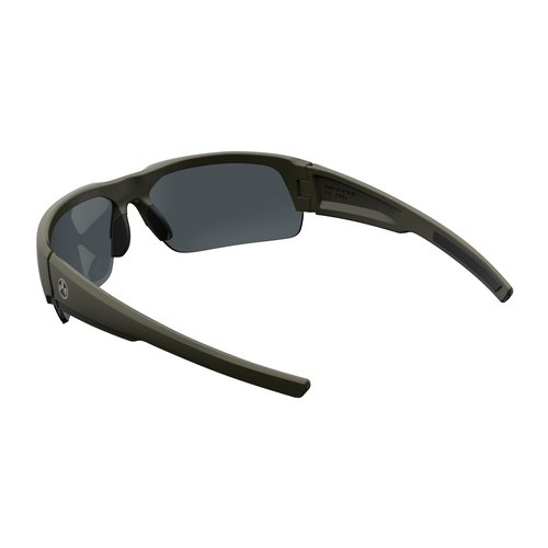 Magpul Glasses Polarized Rectangular Sunglasses, Olive Drab Green, One Size