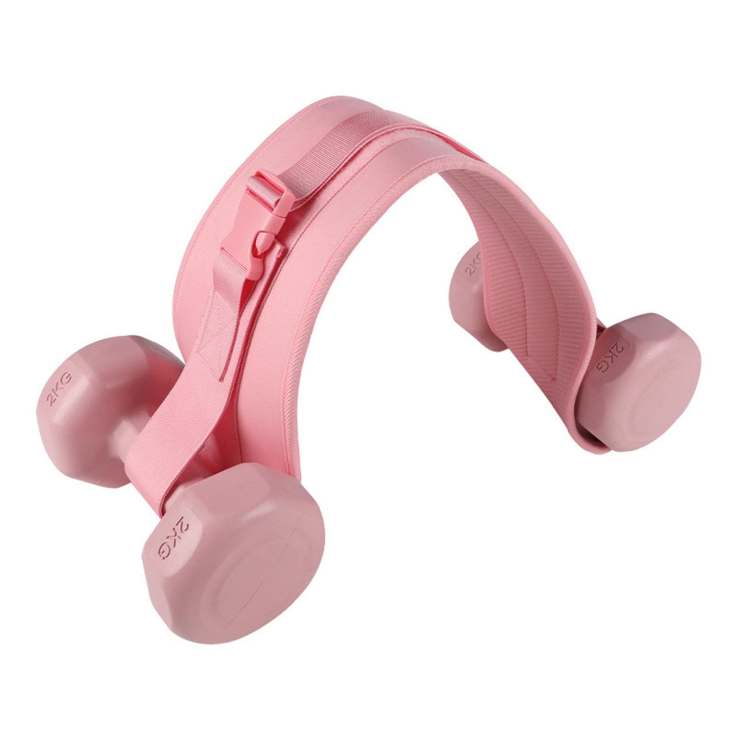 GLEAP Exercise Hip Thrust Belt, Booty Belt for Hip Thrust Use with Dumbbells, Kettlebells, Plates, Glute Trainer for Home Workouts with Non Slip Padding (Black)