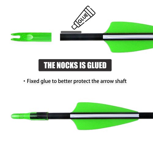 BOWSOUL 31“ Archery Arrows Training Practice Target Arrows for Kids Youth or Beginners Streamlined Points Durable Shaft on Recurve Bows Youth Bow and Longbows(Pack of 12)
