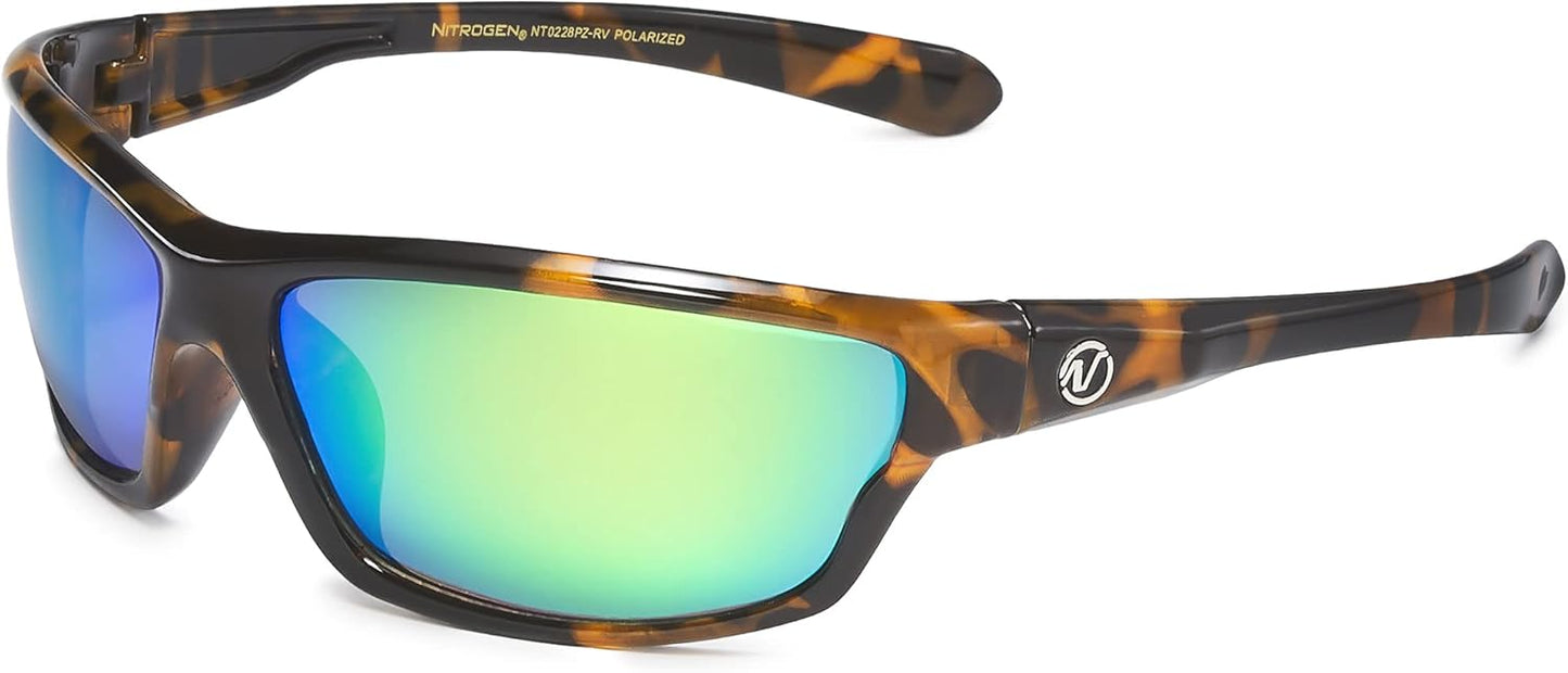 Nitrogen Polarized Wrap Around Sport Sunglasses for Men Women UV400 Driving Fishing Running Sun Glasses