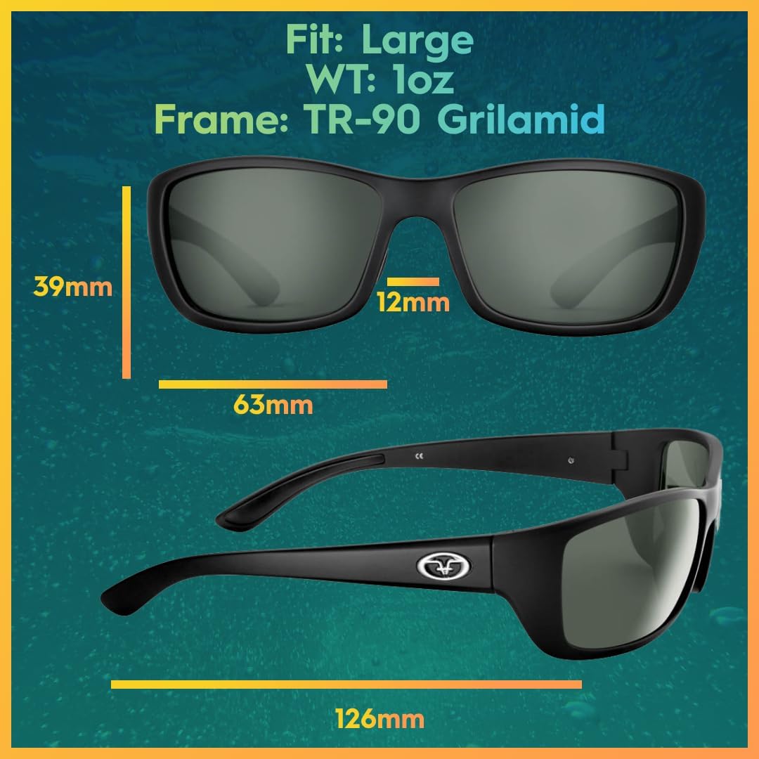 Flying Fisherman Cay Sal Polarized Sunglasses for Men - UV Protection & Comfort