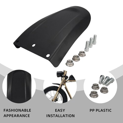 BAOUFF Front Fender for Super 73,Mudguard Mud Guard PP Plastic for Bike Super 73 S1/S2/RX