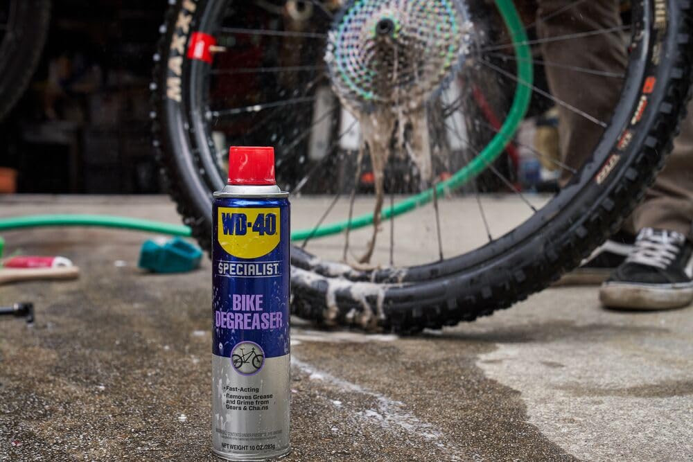 WD-40 Specialist Bike Degreaser - 10 OZ Heavy-Duty Cleaner for Bicycles