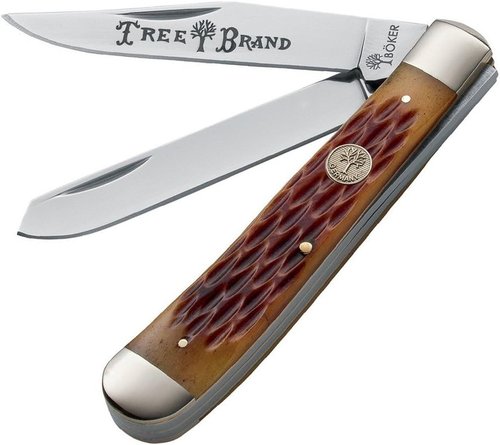BOKER Traditional Series 2.0 Trapper, CPM-D2 Dual Blades, Slip Joint, Made in Solingen Germany (2024 Models)