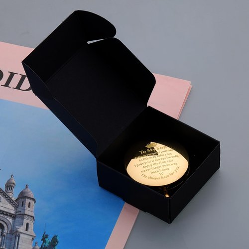 Easter Gifts for Teens Boys 16-18 Compass Gifts for Son to My Son Gift from Mom Dad 21st Birthday Gifts for Teen Boys Pocket Compass for Adult Son Stepson Graduation for Men