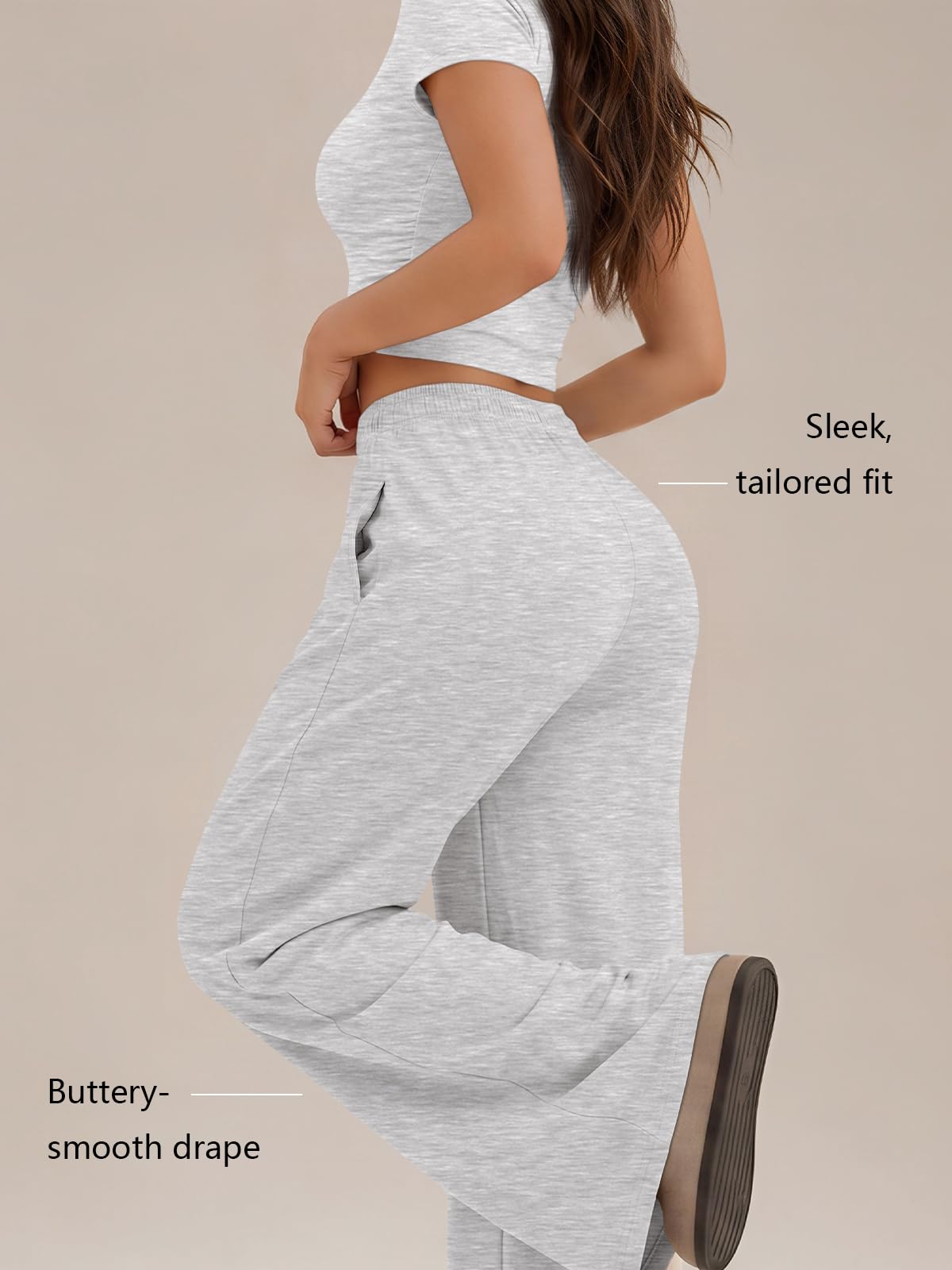 Trendy Queen Womens Petite 2 Two Piece Set 2026 Summer Workout Beach Vacation Cruise Gym Clothes Fall Fashion Lounge Matching School Comfy Airport Travel Outfit Athleisure Clothing