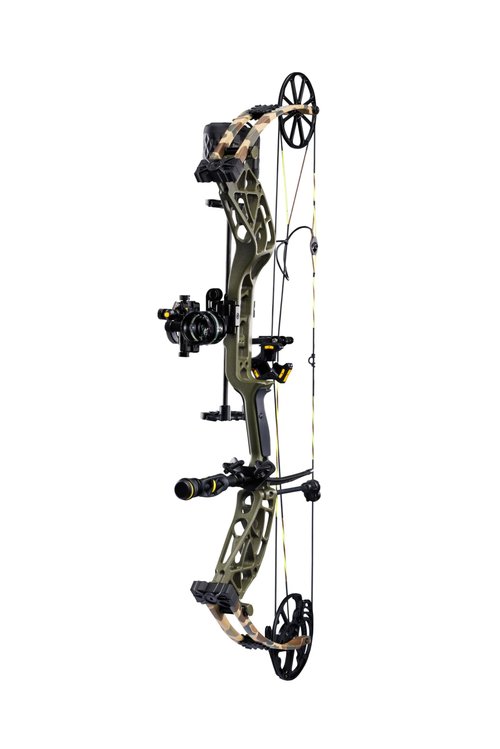 The Hunting Public Adapt 2+ Ready to Hunt Compound Bow Package with up to 70 lb. Draw Wight, Right Hand, Throwback Green