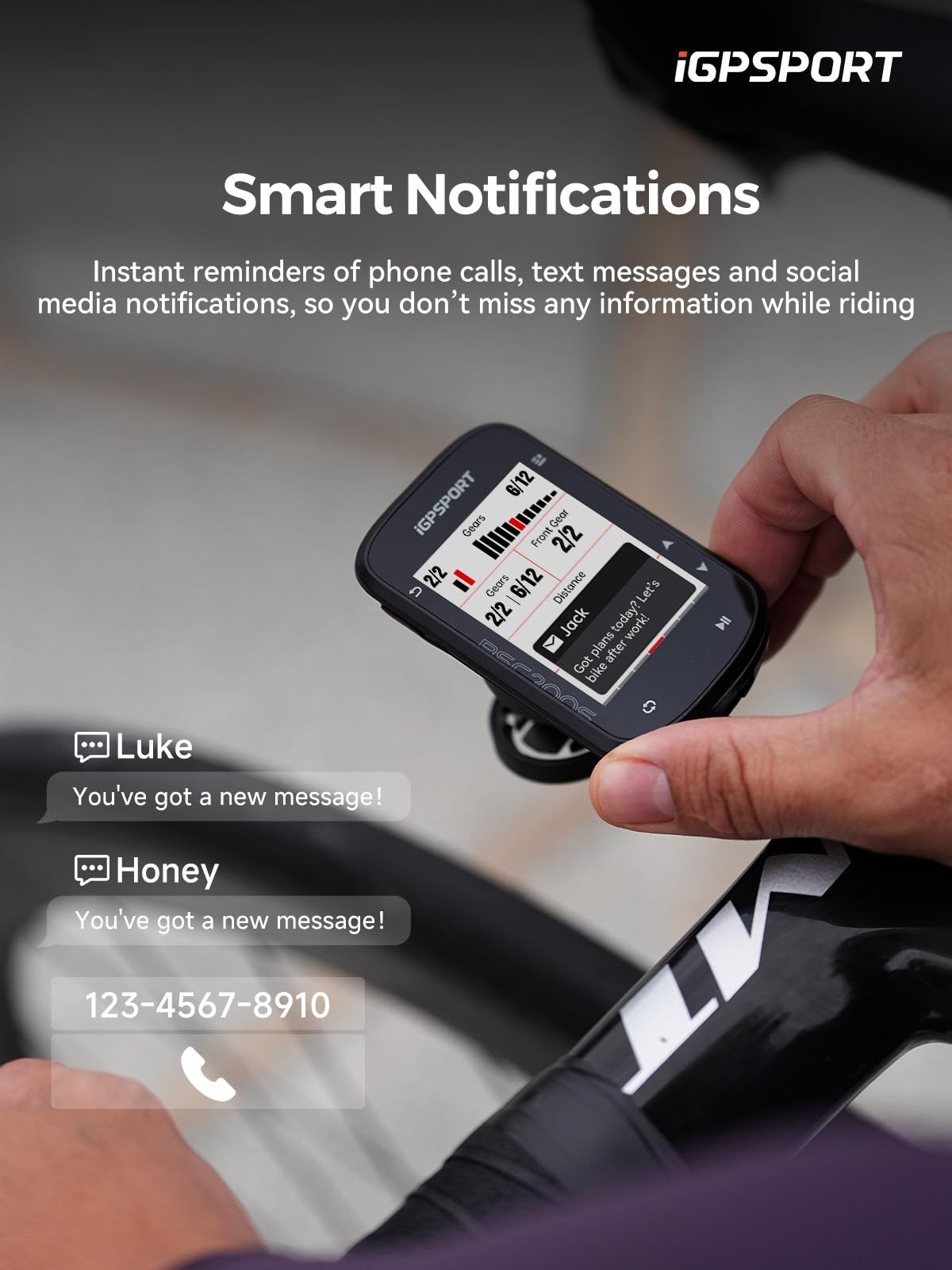 iGPSPORT BSC200S GPS Bike Computer, Wireless Route Navigation 2.4'' Screen Bluetooth ANT+ Cycle Computer IPX7 Waterproof (BSC200S)