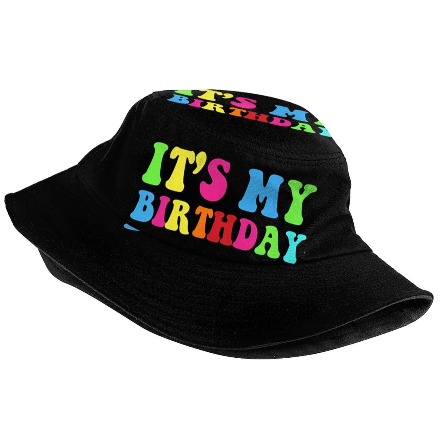 It's My Birthday Bucket Hat for Women Men, Funny Packable Birthday Sun Hat Outdoor Fisherman Hat Caps