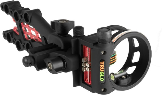 Ultra Lightweight 5-Pin Hunting Bow Sight - TRUGLO Carbon Hybrid Micro-Adjustable