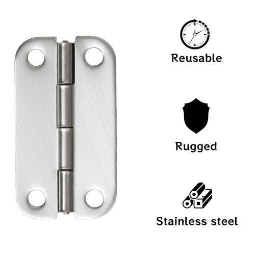 WHTCHSU Stainless Steel Cooler Hinges Replacement Parts Suitable for Igloo Style Ice Chests