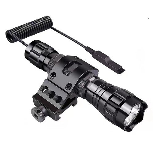 TOCNGAEK Tactical 1" Offset Picatinny Rail Mount for Flashlights for Outdoors