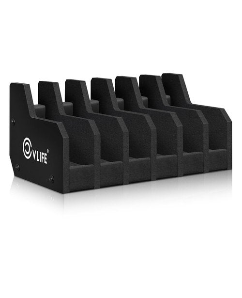 CVLIFE Foam Pistol Rack Handgun Rack for Gun Safe Gun Cabinet Accessories Pistol Holder Stand 6 Slots