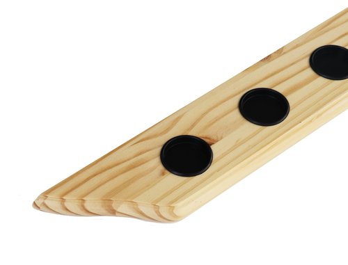 Old Cedar Outfitters Solid Pine Fishing Rod Rack for Wall and Ceiling Storage (Vertical)