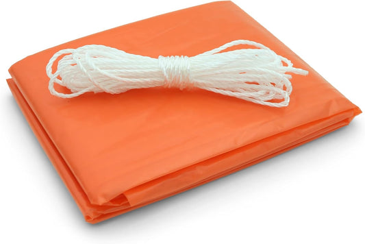Coghlan's Lightweight Emergency Tube Tent - Portable Waterproof Shelter for Camping, Hiking, Survival, and Outdoor Adventures - Fire Retardant Material with Durable Nylon Cord (Sleeps Two)