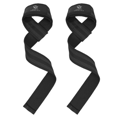 Special Essentials Wrist Straps for Weightlifting - Premium Padded Neoprene with Anti Slip Silicone Grip - Gym Lifting Straps Ideal for Men and Women - Enhances Bodybuilding & Powerlifting