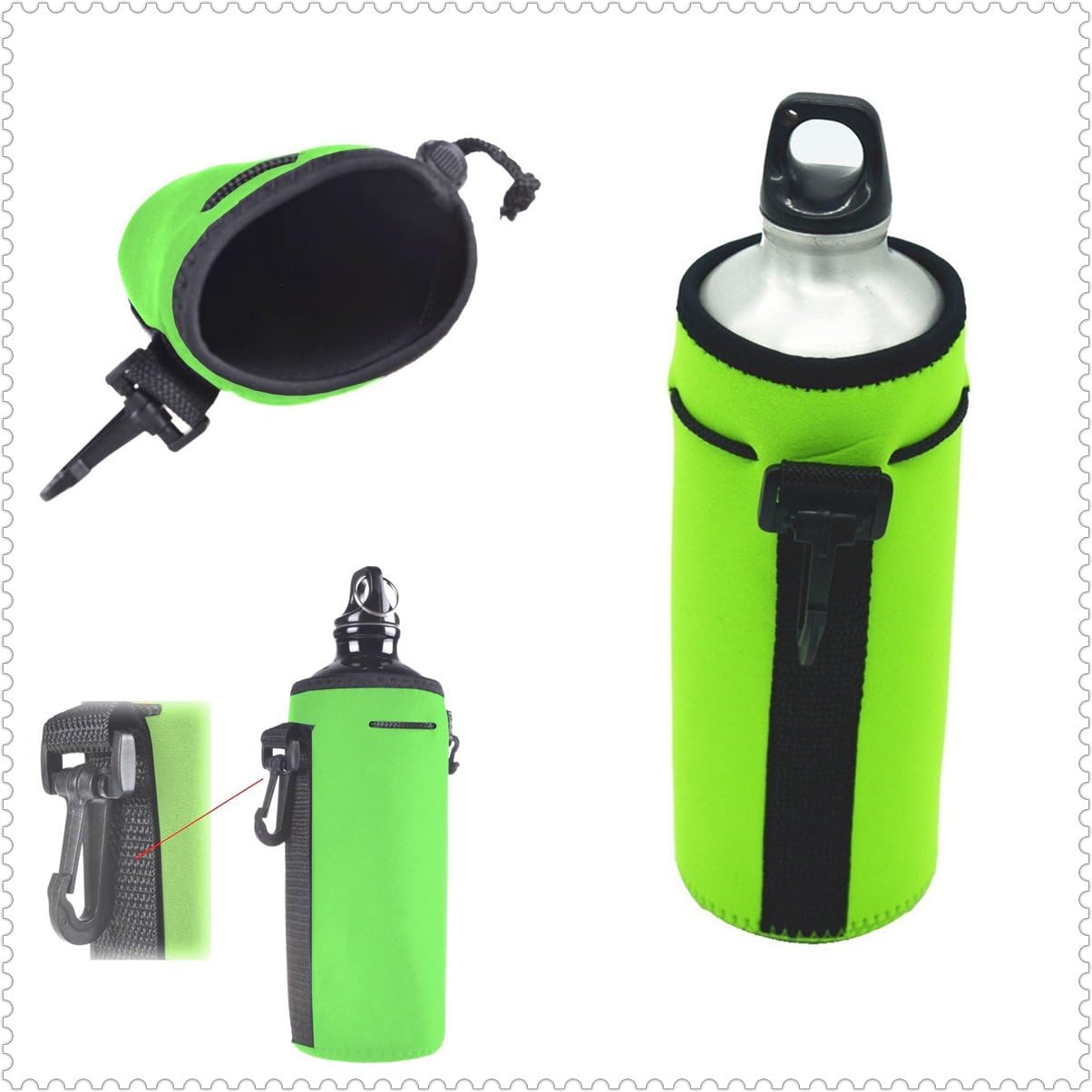 Af-Wan Water Bottle Cooler Carrier for 22 oz Long Neck Water Bottle or Tall Beer Bottles,Protable Neoprene Insulated Water Drink Bottle Cover Sleeve Tote Bag Pouch Holder Strap.(3pcs)