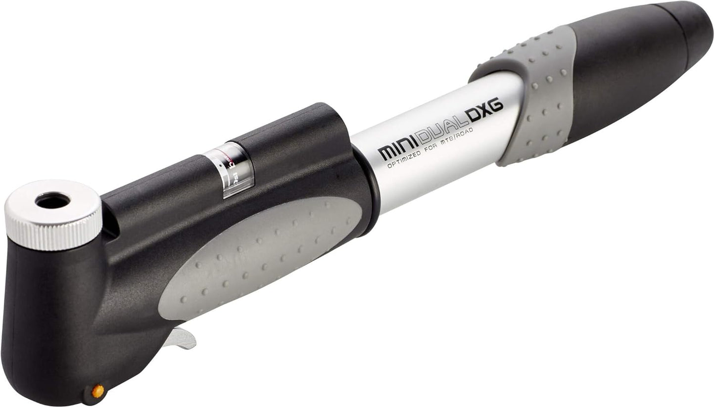 Topeak Dual DXG Mini Pump with Smart Head and In-Line Gauge
