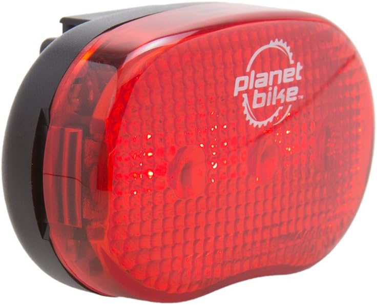 Planet Bike Beamer 1 & Blinky 3 Bike Light Set, White Head/Red Tail