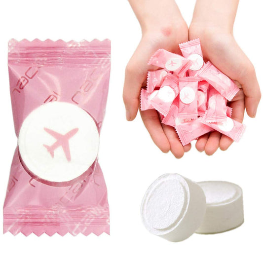 VanFn Disposable Towel, Compressed Towel, Mini Disposable Compressed Washcloth, Cotton Portable Disposable Compressed Towels Perfect for Travel, Home & Outdoor Activities, Nacai Series (50)