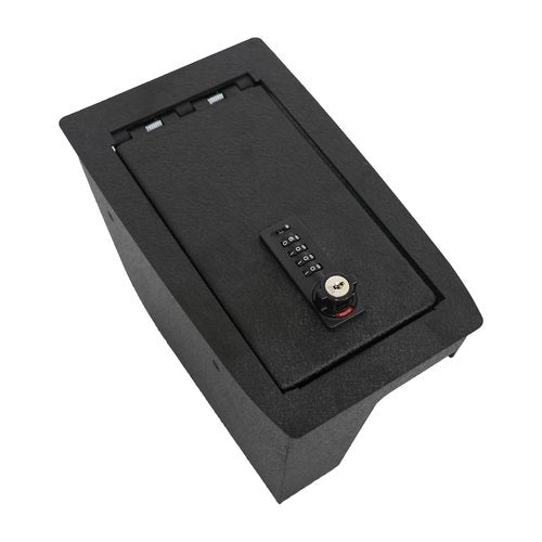 Center Console Safe Vault - KEREN Console Gun Safe Box Compatible with Ford Escape 2020-2025, for Ford Bronco Sport 2021-2024. 4 Digit Combination Lock with Key