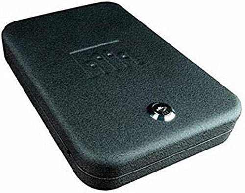 GunVault NanoVault Travel Handgun Safe for Pistols with Key Lock - TSA-Approved