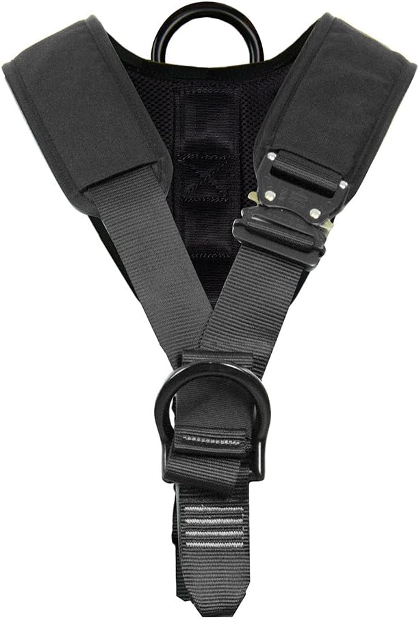 Fusion Climb Spartacus Tactical EVA Padded Adjustable Zipline Harness Chest Piece 23kN (TCH-603-SHD)