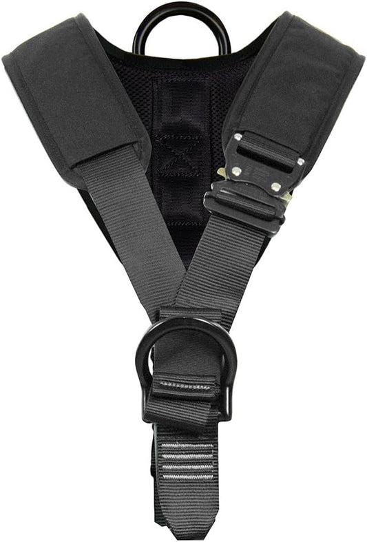 Fusion Climb Spartacus Tactical EVA Padded Adjustable Zipline Harness Chest Piece 23kN (TCH-603-SHD)