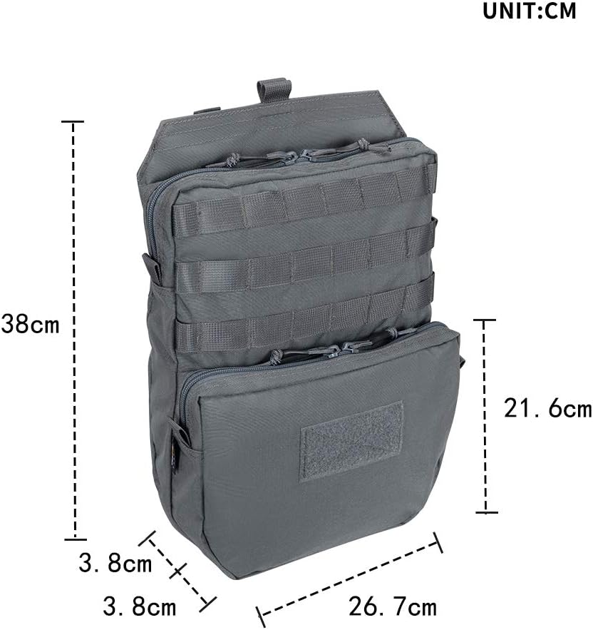 EXCELLENT ELITE SPANKER Tactical MOLLE Hydration Pack for 3L Hydration Water Bladder Molle Vest Accessory