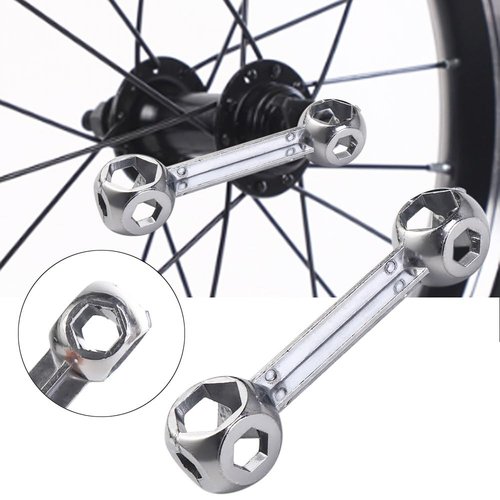Leadigol Bike Repair Tool Hexagon Wrench,Hexagon Spanner Hex Wrench Bicycle Bone Shape Wrench,Multifunction Wrench Tool for Mounting Cycling