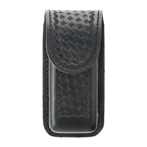 Hero's Pride Universal AirTek Tourniquet Holder, Leather TQ Pouch for Tactical Duty Belts, Duty Gear & EDC Case Fits Most Tourniquets Including CAT Gen 7, Lightweight Design, Basket Weave Finish