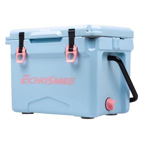 EchoSmile 12/18 Quart Rotomolded Cooler, Portable Hard Ice Chest, Suit for BBQ, Camping, Pincnic