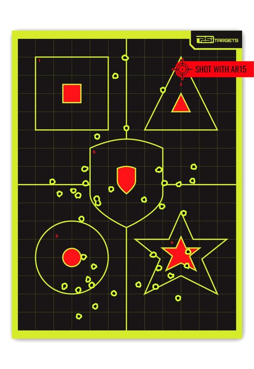 Splatter Shot - 12 x 18 inch - High Visible Impact, Shooting Practice Target, Accuracy for BB Guns, Rifles, or Pistols Range. Shot Reactive Upon Impact Indoor and Outdoor (25 Pack)
