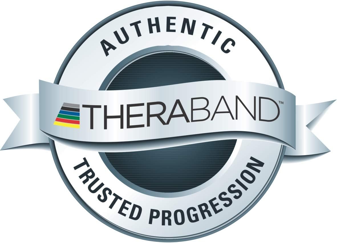 THERABAND Professional Resistance Bands - 5ft Latex Elastic for Home Workouts, Rehab & Pilates (15/30 Count)