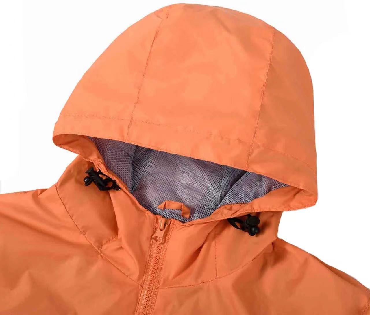 SUNDAY ROSE Women Rain Jacket Lightweight Waterproof Raincoat Hooded Windbreaker