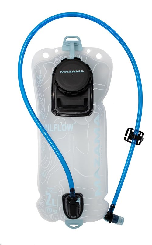 The Trailflow 63 Hydration Bladder. Leakproof, Easy to Clean and Fill Water Reservoir BPA Free, Fits Most Hydration Backpacks. Great for Running Hiking Camping Cycling. (2L)