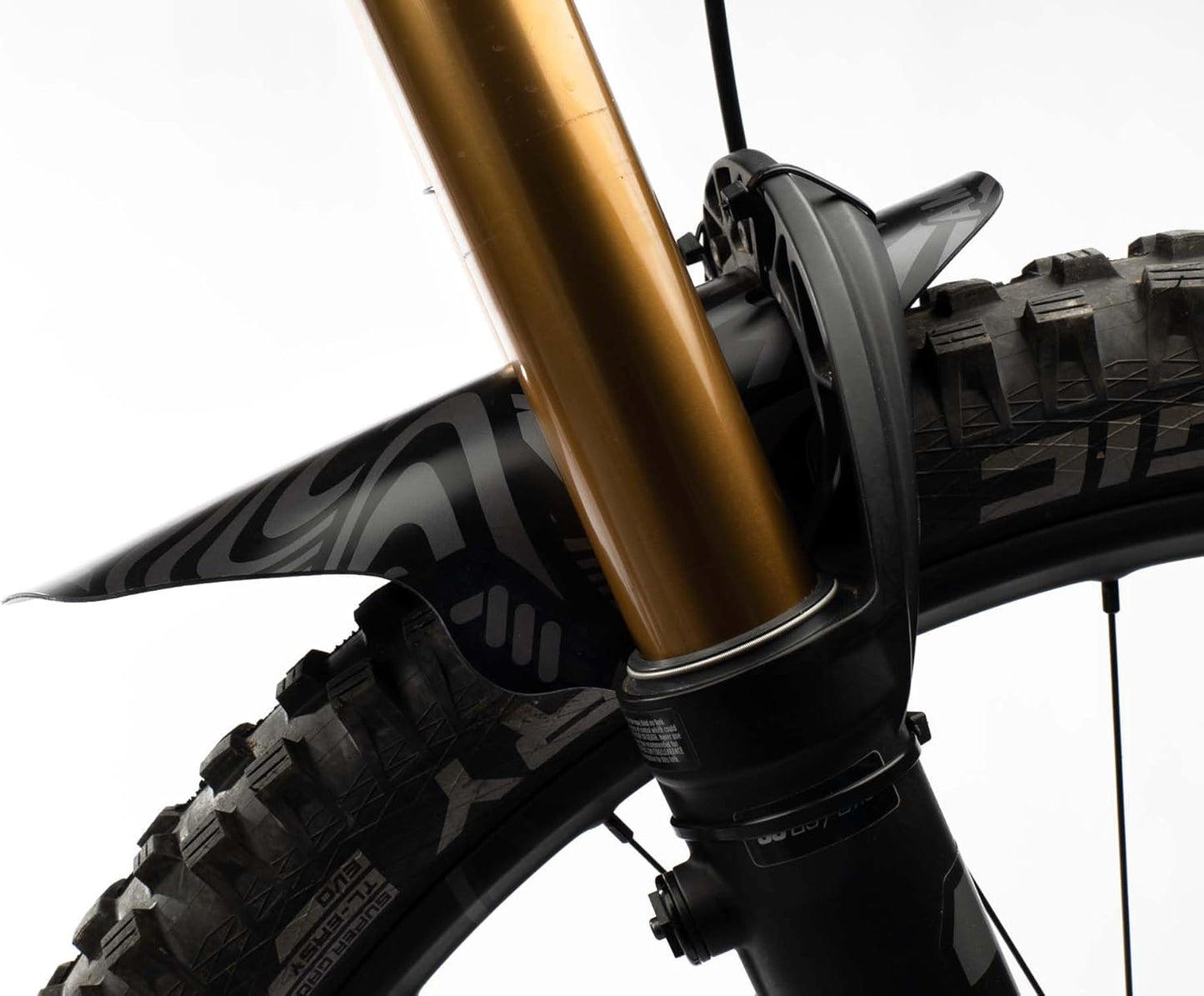 All Mountain Style AMS Front Mudguard – Fits 26’’,27.5’’,29’’, Dazzle/Black