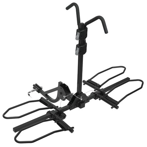 BV Bike Hitch Mount Rack Carrier for Car, Truck, SUV - Tray Style Smart Tilting Design (Standard/Fat Tire 2 Bike)