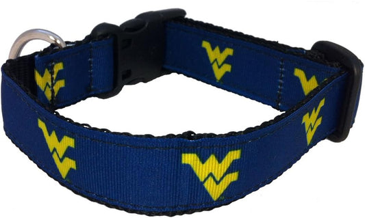 NCAA West Virginia Mountaineers Dog Collar (Team Color, Small)